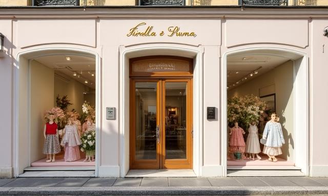 L'accogliente ingresso della nostra boutique Fiorella e Piuma a Roma